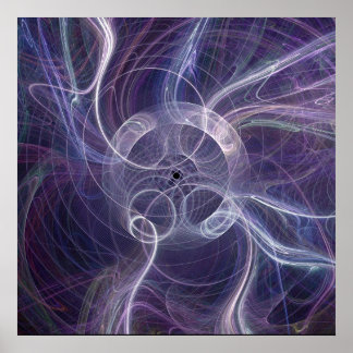 Fractal Flame: ring spöke II Poster