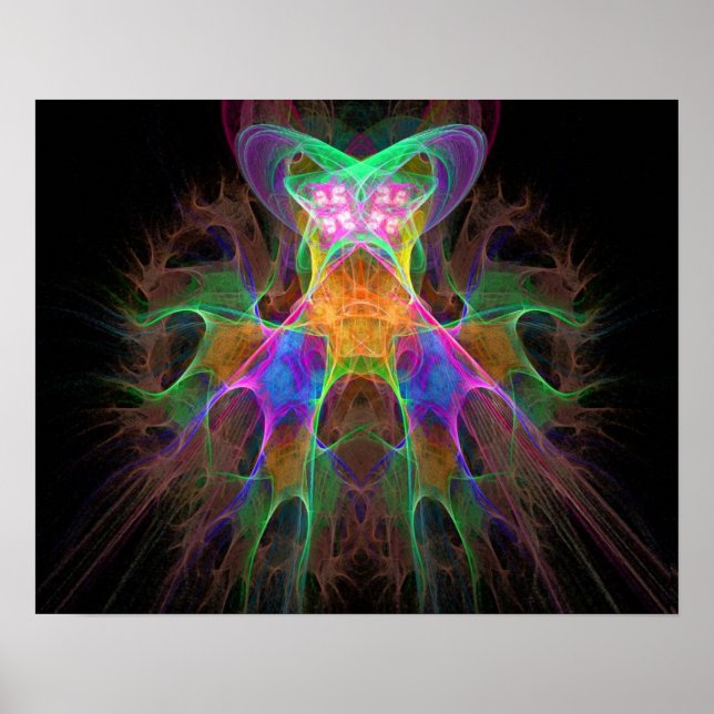 Fractal Flames Deva Poster (Framsidan)