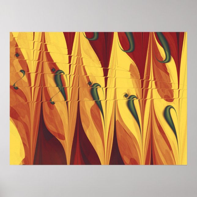 Fractal Flames Poster (Framsidan)