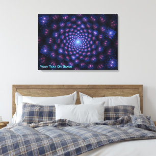 Fractal, flersidigt canvastryck