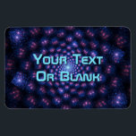 Fractal, flersidigt magnet<br><div class="desc">En bild av lila,  blått och rosa,  en konstnärlig återgivning av teorin om många universitet. Anpassa genom att lägga till egen text.</div>