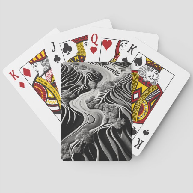 Fractal Flow Casinokort (Baksidan)