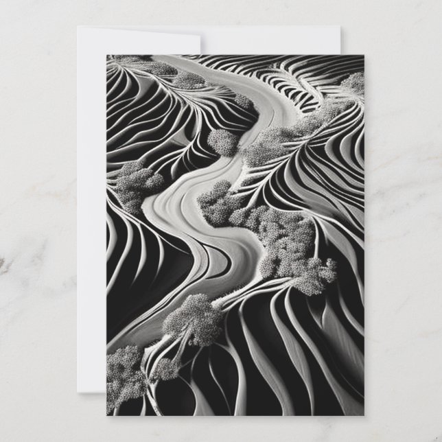 Fractal Flow Julkort (Framsida)