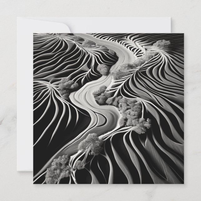 Fractal Flow Julkort (Framsida)