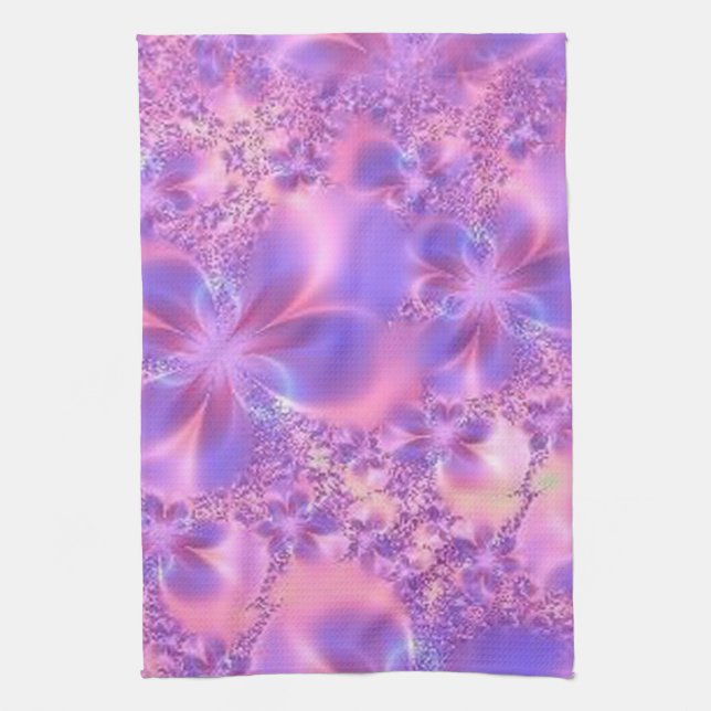 Fractal Flower Kitchen Towel Kökshandduk (Vertikal)