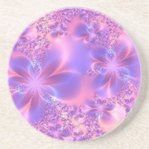 Fractal Flower Underlägg Sandsten