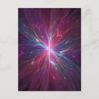 Fractal Flower Vykort