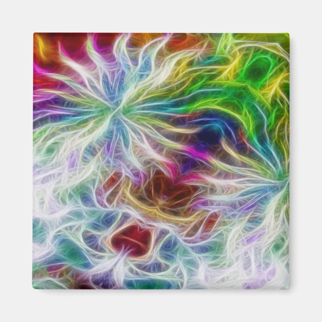 Fractal Flowers Magnet (Framsidan)