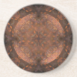 Fractal Flowers Sandstone Underlägg Sandsten