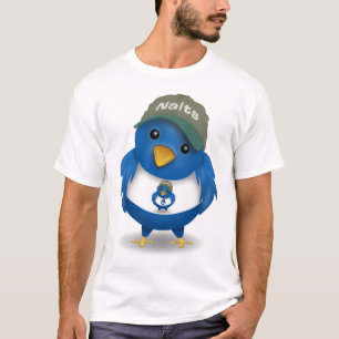 Fractal för Nalts Twitterfågel Tee Shirt