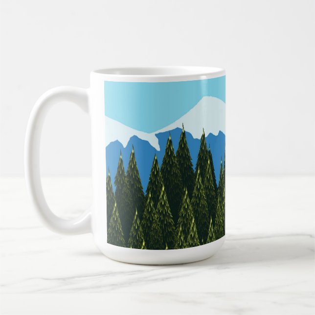 Fractal Forest Kaffemugg (Vänster)
