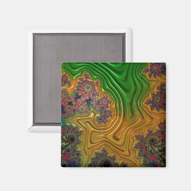 Fractal Forest Magnet (Front/Back)