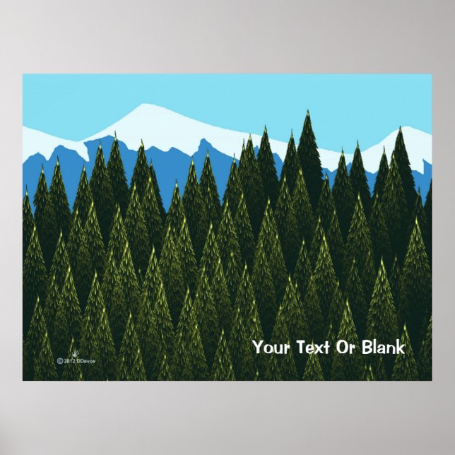 Fractal Forest Poster (Framsidan)