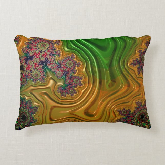 Fractal Forest Prydnadskudde (Framsidan)