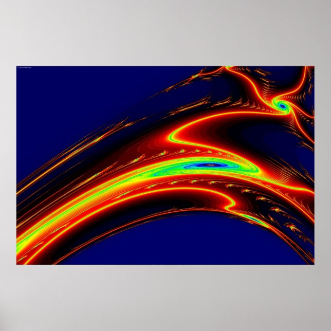 Fractal Galaxies Poster (Framsidan)