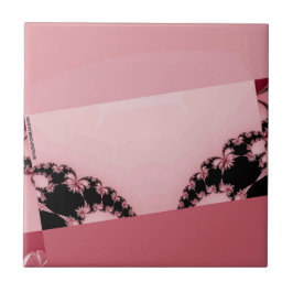 Fractal Garden creamy Kakelplatta