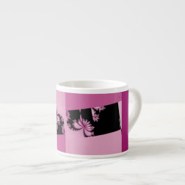 Fractal Garden ro vatten Espressomugg