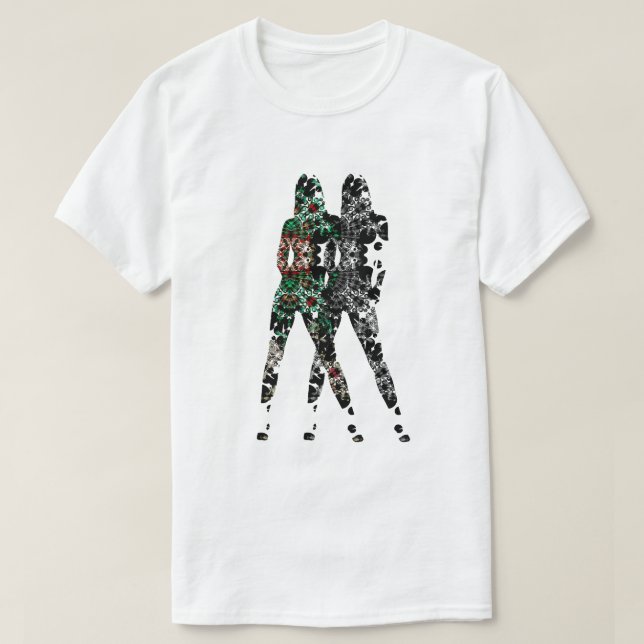 Fractal Gemini T-Shirt (Design framsida)