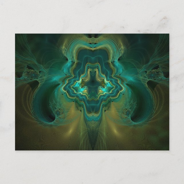 Fractal Geode Vykort (Framsida)