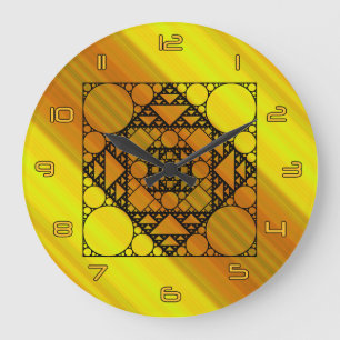 Fractal geometriklocka stor klocka