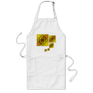 Fractal Geometry Apron Långt Förkläde