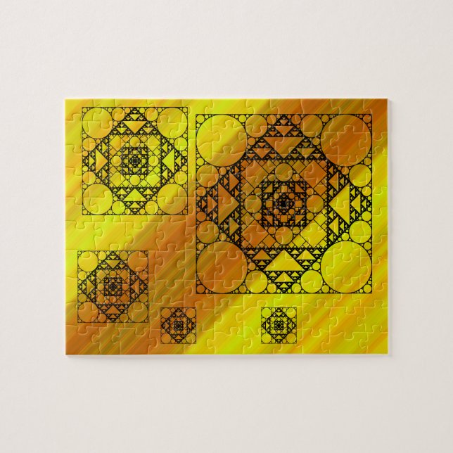 Fractal Geometry Puzzle Pussel (Horisontell)