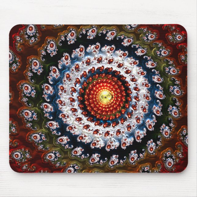 Fractal Glas 3 Mousepad Musmatta (Framsidan)