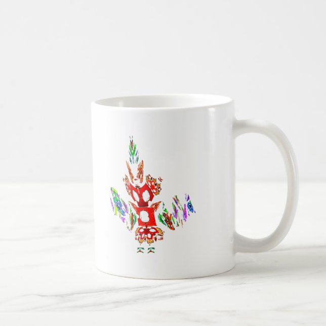 Fractal - Gombay Dancer Kaffemugg (Höger)