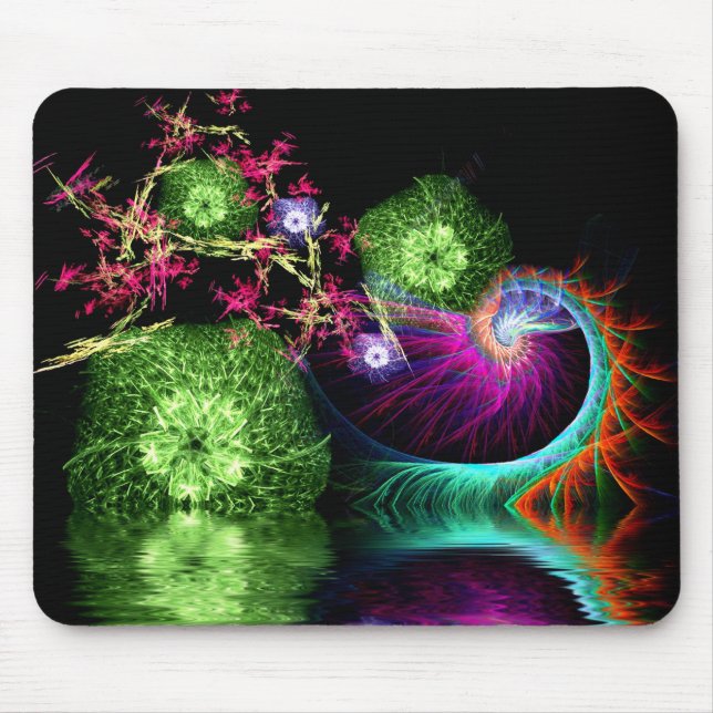 Fractal Helgdag Arrangemang Mousepad Musmatta (Framsidan)
