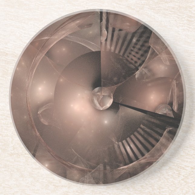 Fractal i Brown Underlägg (Framsidan)