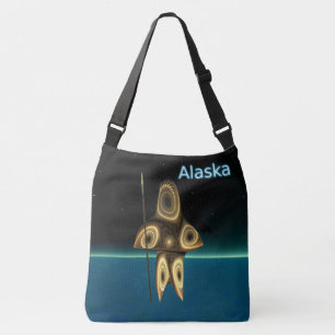 Fractal Inuit Hunter - Alaska Axelväska
