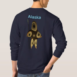 Fractal Inuit Hunter - Alaska T Shirt
