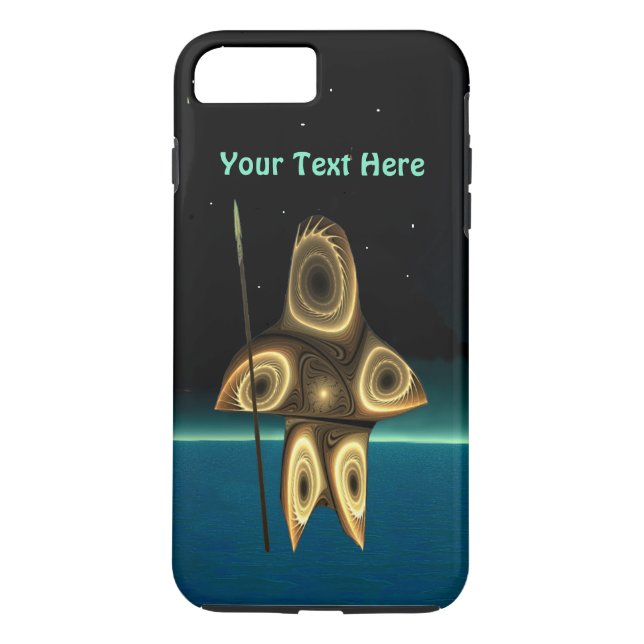 Fractal Inuit Hunter Case-Mate iPhone Skal (Baksida)