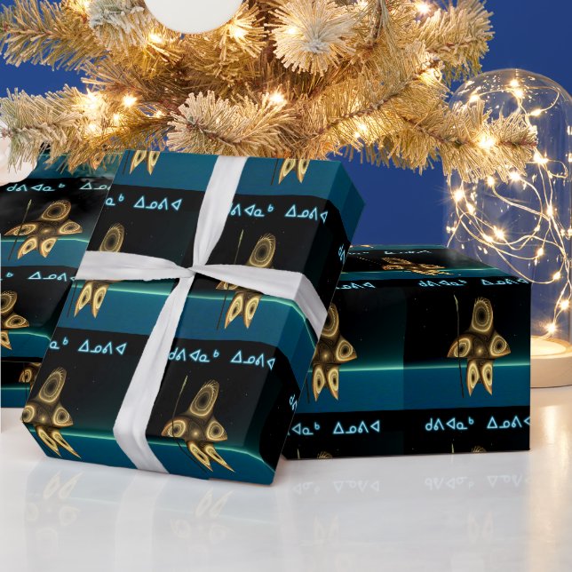 Fractal Inuit Hunter - Kuvianak Innovia Presentpapper (Helgdagar)