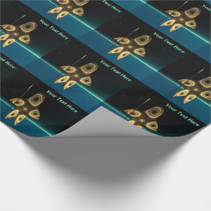 Fractal Inuit Hunter Presentpapper
