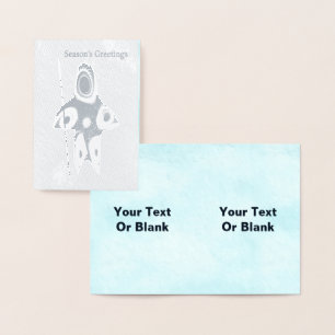 Fractal Inuit Hunter - Säsongens hälsningar Folierat Kort