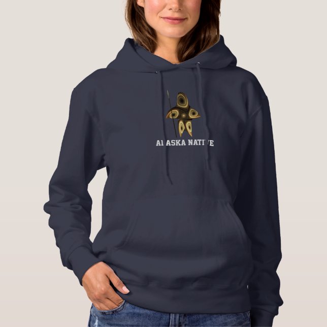 Fractal Inuit Hunter T-shirt (Framsida)