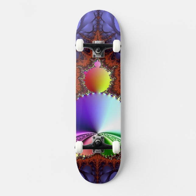 Fractal Journey Skateboard Bräda 21,5 Cm (Framsida)