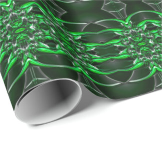 Fractal kromatisk 3-figursättning Papper Presentpapper