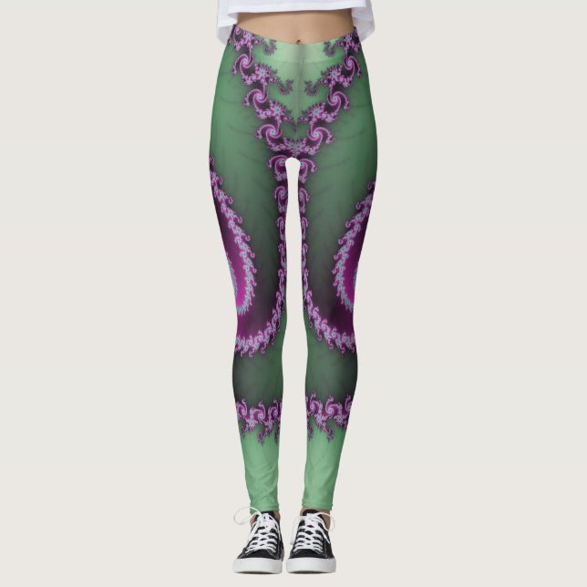 Fractal Leggings ~ Mandelbrot ~ Fibonacci ~ * ~ (Framsida)