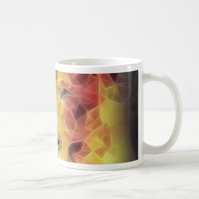 Fractal lejon kaffemugg (Höger)