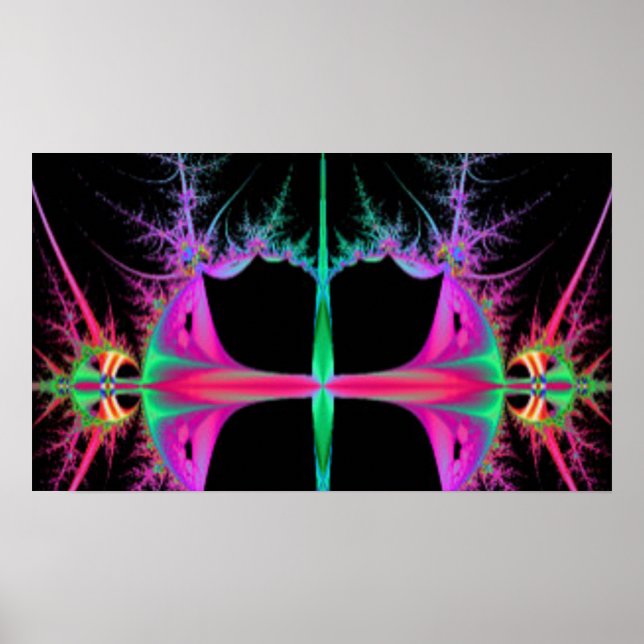 Fractal liggande poster (Framsidan)