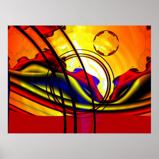 Fractal liggande poster (Framsidan)