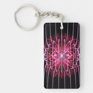 Fractal Light Keychain Nyckelring