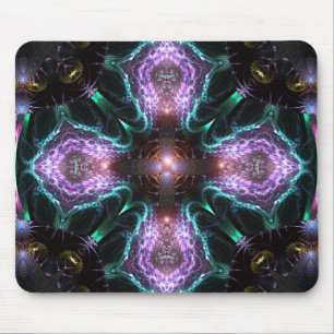 Fractal Lila Kor Mousepad Musmatta