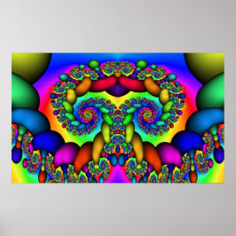 Fractal Livets träd Poster