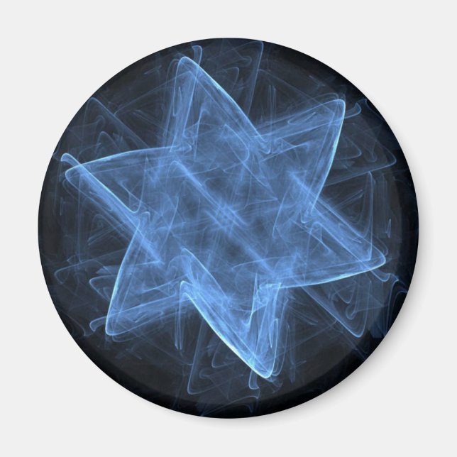 Fractal Magen David Magnet (Framsidan)