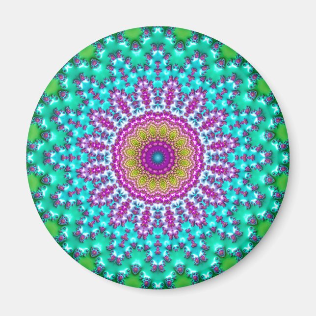 Fractal Mandala 3 Magnet (Framsidan)