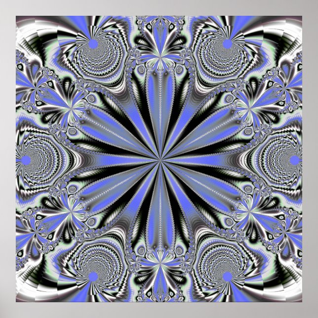Fractal Mandala 5 Poster (Framsidan)