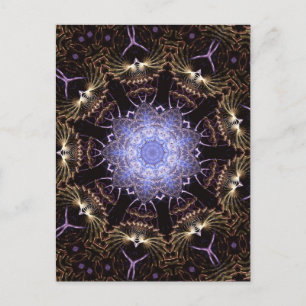 Fractal Mandala #65 Vykort